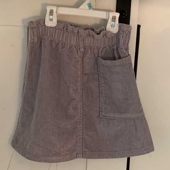 Zara Girls Lilac Corduroy Skirt (13-14) NWOT - Picture 3 of 5